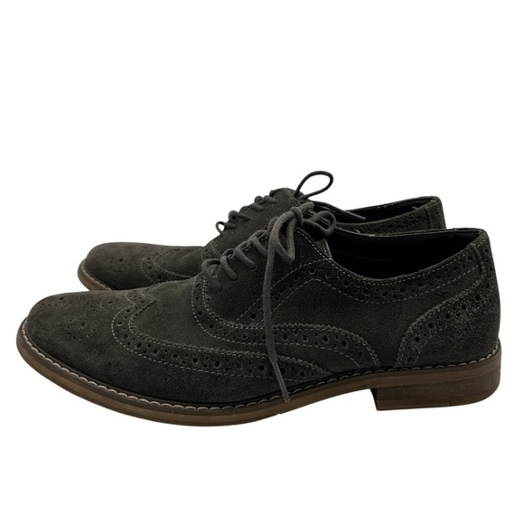 The Rail Other - The Rail Suede Wingtip Oxford Shoes Size 40 Brown Brogue